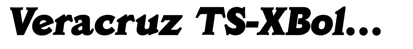 Veracruz TS-XBold Italic